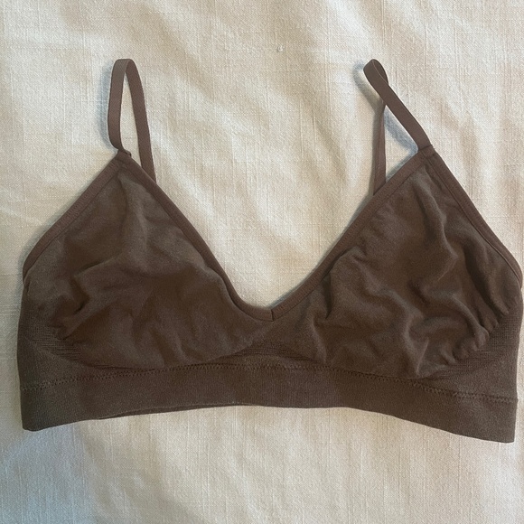 Boody Triangle Bralette Size Large, Clove - Picture 1 of 5